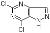 结构式 CAS# 1196157-42-2, 5,7-二氯-1H-吡唑并[4,3-d]嘧啶
