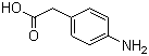 structure of CAS# 1197-55-3, 4-Aminophenylacetic acid;p-Aminophenylacetic acid