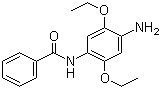 结构式 CAS# 120-00-3, 固蓝 BB; N-(4-氨基-2,5-二乙氧基苯基)苯甲酰胺