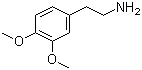 structure of CAS# 120-20-7, 3,4-Dimethoxyphenethylamine;2-(3,4-Dimethoxyphenyl)ethylamine; Homoveratrylamine; DMPEA