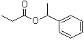 structure of CAS# 120-45-6, 1-Phenylethyl propionate;alpha-Methylbenzylalcohol propionate; 1-Phenylethylpropionate; MBA-Propionate; Phenylmethylcarbinolpropionate; Propanoic acid 2-phenylethyl ester