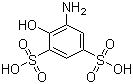 5-Amino-4-hydroxybenzene-1,3-disulphonic acid molecular structure (CAS 120-98-9)