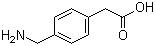 structure of CAS# 1200-05-1, 4-Aminomethylphenylacetic acid;2-[4-(aminomethyl)phenyl]acetic acid