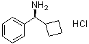 structure of CAS# 1202478-42-9, (S)-Cyclobutyl(phenyl)methanamine hydrochloride
