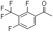 structure of CAS# 1202679-46-6, 1-[2,4-Difluoro-3-(trifluoromethyl)phenyl]ethanone