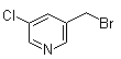 structure of CAS# 120277-13-6, 3-(Bromomethyl)-5-chloropyridine