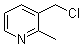 structure of CAS# 120277-68-1, 3-(Chloromethyl)-2-methylpyridine;2-Methyl-3-(chloromethyl)pyridine