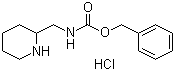 structure of CAS# 1203418-62-5, Piperidine-2-ylmethylcarbamic acid benzyl ester hydrochloride