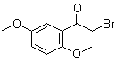 结构式 CAS# 1204-21-3, 2-溴-2',5'-二甲氧基苯乙酮