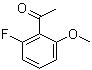 structure of CAS# 120484-50-6, 1-(2-Fluoro-6-methoxyphenyl)ethanone