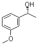 structure of CAS# 120523-12-8, (R)-1-(3-Methoxyphenyl)ethanol;(1R)-1-(3-Methoxyphenyl)ethanol; (alphaR)-3-Methoxy-alpha-methylbenzenemethanol