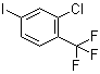 structure of CAS# 1206599-46-3, 2-Chloro-4-iodo-1-trifluoromethylbenzene