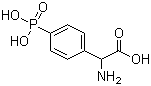 结构式 CAS# 120667-15-4, 4-磷酰基苯甘氨酸