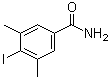 结构式 CAS# 1206679-91-5, 4-碘-3,5-二甲基苯甲酰胺