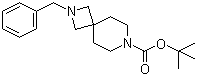 结构式 CAS# 1206969-92-7, 2-(苯基甲基)-2,7-二氮杂螺[3.5]壬烷-7-羧酸叔丁酯