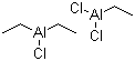 结构式 CAS# 12075-68-2, 乙基倍半铝氯化物; 倍半乙基氯化铝