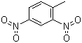 structure of CAS# 121-14-2, 2,4-Dinitrotoluene;1-Methyl-2,4-Dinitrobenzene; 2,4-Dinitrotoluol; 2,4-DNT