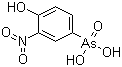 structure of CAS# 121-19-7, Roxarsone ;3-Nitro-4-hydroxyphenylarsonic acid; 4-Hydroxy-3-nitrobenzenearsonic acid
