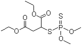 structure of CAS# 121-75-5, Malathion;1,2-Bis(ethoxycarbonyl)ethyl O,O-dimethyl phosphorodithioate; Diethyl (dimethoxyphosphinothioylthio)succinate; O,O-Dimethyl S-(1,2-dicarbethoxyethyl) dithiophosphate