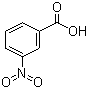 结构式 CAS# 121-92-6, 间硝基苯甲酸