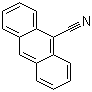 structure of CAS# 1210-12-4, 9-Anthrracenecarbonitrile;9-Cyanoanthracene