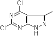 structure of CAS# 1211522-68-7, 4,6-Dichloro-3-methyl-1H-pyrazolo[3,4-d]pyrimidine;4,6-Dichloro-3-methyl-1H-pyrazolo[3,4-d]pyrimidine