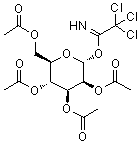 structure of CAS# 121238-27-5, 2,3,4,6-Tetra-O-acetyl-alpha-D-mannopyranosyl trichloroacetimidate