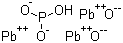 structure of CAS# 12141-20-7, Dibasic Lead Phosphite;Trilead dioxide phosphonate