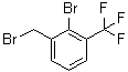structure of CAS# 1214372-35-6, 2-Bromo-1-(bromomethyl)-3-(trifluoromethyl)benzene