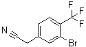 结构式 CAS# 1214372-42-5, 3-溴-4-(三氟甲基)苯乙腈