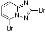 structure of CAS# 1214901-64-0, 2,5-Dibromo-[1,2,4]triazolo[1,5-a]pyridine
