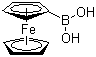 二茂铁硼酸分子结构 (CAS 12152-94-2)