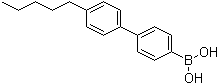 structure of CAS# 121554-18-5, (4'-Pentyl[1,1'-biphenyl]-4-yl)boronic acid