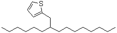 structure of CAS# 1215857-68-3, 2-(2-Hexyldecyl)thiophene;2-(2'-Hexyldecyl)thiophene