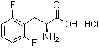 structure of CAS# 1217607-63-0, 2,6-Difluoro-L-phenylalanine hydrochloride