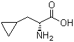 结构式 CAS# 121786-39-8, D-3-(环丙基)丙氨酸