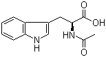 structure of CAS# 1218-34-4, N-Acetyl-L-tryptophan;N-acetyl-L-tryptophan