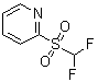 structure of CAS# 1219454-89-3, 2-(Difluoromethanesulfonyl)pyridine;2-(Difluoromethylsulfonyl)pyridine; Difluoromethyl 2-pyridyl sulfone
