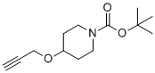 structure of CAS# 1219827-56-1, dimethylethylpropynyloxypiperidinecarboxylate;tert-butyl 4-prop-2-ynoxypiperidine-1-carboxylate