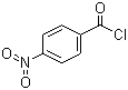 structure of CAS# 122-04-3, 4-Nitrobenzoyl chloride;p-Nitrobenzoyl chloride; 4-Nitrobenzoylchloride; 4-Nitrobenzoic acid chloride
