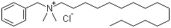 structure of CAS# 122-18-9, Benzyldimethylhexadecylammonium chloride;Cetalkonium chloride; Cetyldimethylbenzylammonium chloride