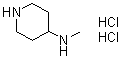 structure of CAS# 1220039-56-4, N-Methyl-4-piperidinamine hydrochloride (1:2)