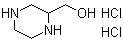 structure of CAS# 122323-87-9, 2-Piperazinemethanol dihydrochloride