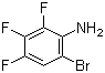 结构式 CAS# 122375-82-0, 2-溴-4,5,6-三氟苯胺