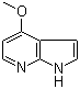 structure of CAS# 122379-63-9, 4-Methoxy-7-azaindole;4-Methoxy-1H-pyrrolo[2,3-b]pyridine