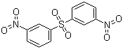 structure of CAS# 1228-53-1, 3-Nitrophenyl sulphone;Bis(3-nitrophenyl) sulphone