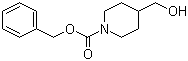 structure of CAS# 122860-33-7, 1-Cbz-4-hydroxymethylpiperidine;N-(Benzyloxycarbonyl)-4-(hydroxymethyl)piperidine; Benzyl 4-(hydroxymethyl)tetrahydro-1(2H)-pyridinecarboxylate