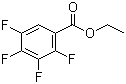 structure of CAS# 122894-73-9, Ethyl 2,3,4,5-tetrafluorobenzoate;2,3,4,5-Tetrafluoro-benzoic acid ethyl ester