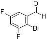 structure of CAS# 1232407-50-9, 2-Bromo-3,5-difluorobenzaldehyde