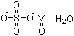 Vanadyl sulfate hydrate molecular structure (CAS 123334-20-3)